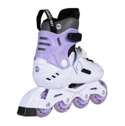 Powerslide Khaan Junior NXT White ADJ dětské kolečkové brusle