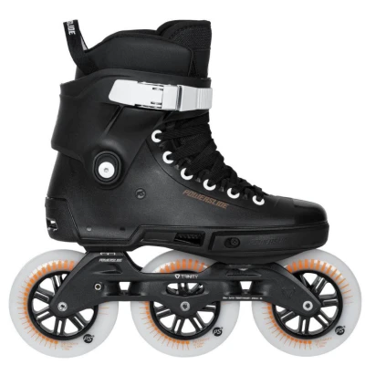 Powerslide Next SL Black 110 Trinity pánské olečkové brusle + osvěžovač obuvi