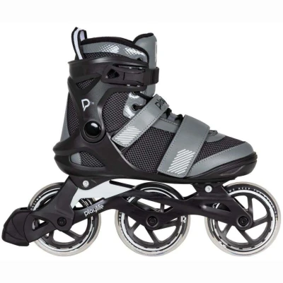 Playlife GT Black Grey 110 pánské kolečkové brusle + osvěžovač obuvi