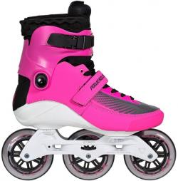 Powerslide Swell Electric Pink 100 Trinity kolečkové brusle Powerslide Swell Electric Pink 100 Trinity kolečkové brusle