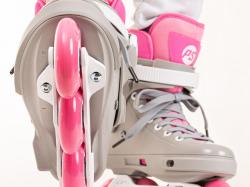 Powerslide Next SL Pink 80 Trinity dámské kolečkové brusle + sleva 400,- na příslušenství