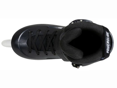 Powerslide One Zoom Black 100 kolečkové brusle + osvěžovač obuvi