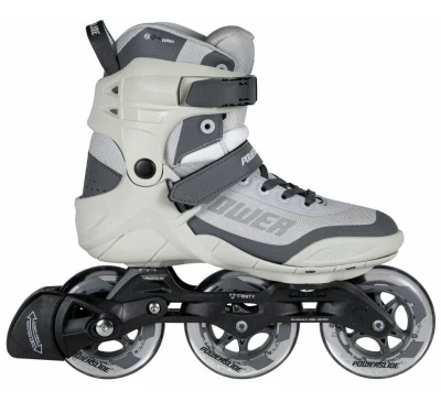 Powerslide Phuzion Krypton Grey 100 Trinity kolečkové brusle POUZE 3x, 100, EU 44 (VÝPRODEJ)