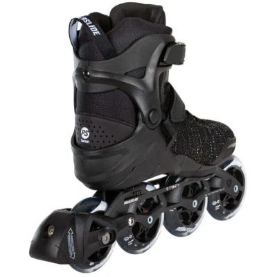 Powerslide Phuzion Xenon Black 90 Trinity kolečkové brusle + osvěžovač obuvi