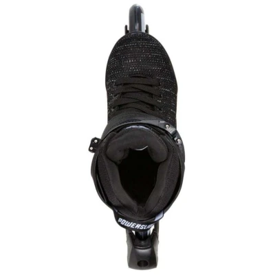 Powerslide Phuzion Xenon Black 90 Trinity kolečkové brusle + osvěžovač obuvi