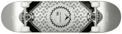 Playlife Heavy Metal Silver 31x8[34] Skateboard