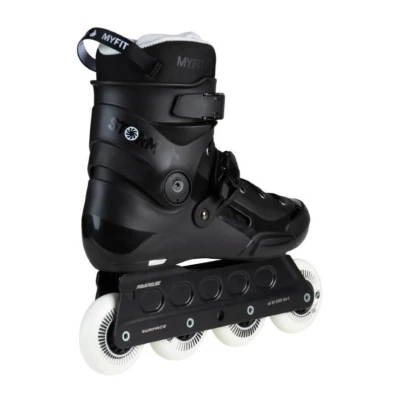 Powerslide Storm Black 80 kolečkové brusle + sleva 300,- na příslušenství