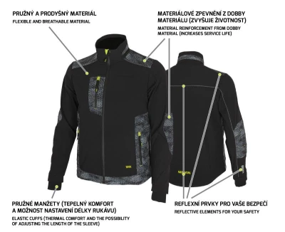 Bennon PREDATOR Jacket black/grey