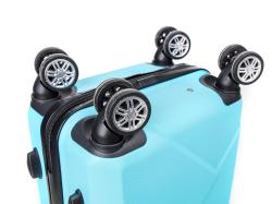 PRETTY UP Kufr cestovní ABS25 50x35x23cm, 37l, kolečka, PH MO sv.