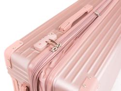 PRETTY UP Kufr cestovní ABS25 50x35x23cm, 37l, kolečka, PH RŮŽ
