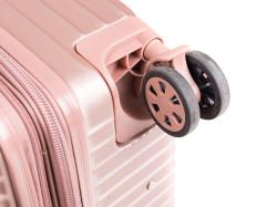 PRETTY UP Kufr cestovní ABS25 50x35x23cm, 37l, kolečka, PH RŮŽ