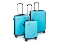 PRETTY UP Kufr cestovní ABS25 68x47x29cm, 86l, kolečka, PH MO sv.