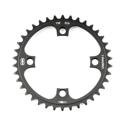 KMC Převodník 38z rozteč 104 mm síla 3 mm černý Al (e-bike)