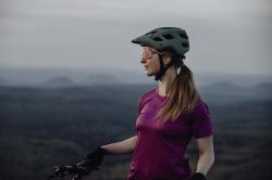 Force IBEX MTB zelená cyklistická prilba