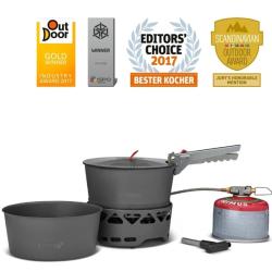 Primus Varič set PRIMUS PrimeTech Stove Set II 1,3L tmavo šedá 1,3L