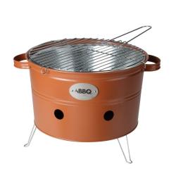 Progarden Gril na dřevěné uhlí přenosný 34 cm oranžová Progarden Gril na dřevěné uhlí přenosný 34 cm oranžová