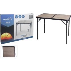 Progarden Kempingový stůl skládací výškově nastavitelný 90 x 60 x 40-70 cm