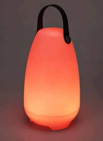 Progarden Nabíjecí lampa kempingová venkovní s ovladačem RGB 26 cm