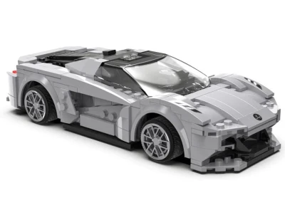 Programovatelná RC stavebnice auta Lotus Evija - 308 dílků