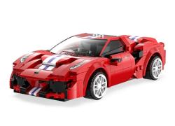 IQ models Programovateľná RC stavebnica športiaku RED RACE CAR - 306 dielikov