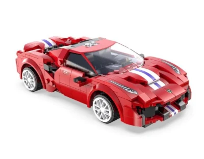 IQ models Programovatelná RC stavebnice sporťáku RED RACE CAR - 306 dílků