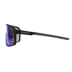 Progress Vision Blu-r Blk/gry Športové Slnečné Okuliare - Uni-čierna Mat/šedá
