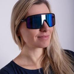 Progress Vision Blu-r Blk/gry Športové Slnečné Okuliare - Uni-čierna Mat/šedá