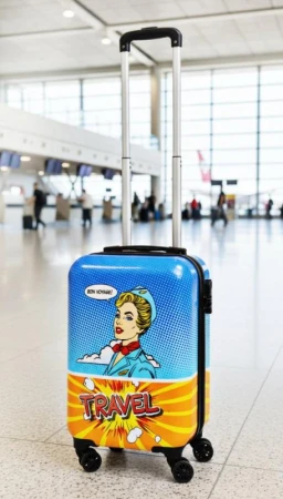 Excellent Cestovní kufr na kolečkách 51 x 33 x 21,5 cm TRAVEL