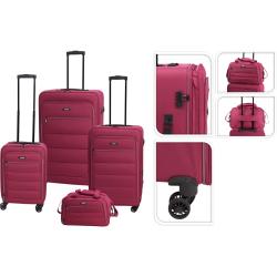 Proworld Sada cestovních kufrů 4 ks červená