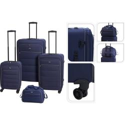 Proworld Sada cestovních kufrů 4 ks tmavě modrá