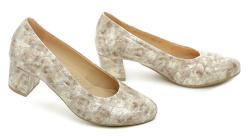 Pulso AF-713V béžová mramor dámské nadměrné lodičky