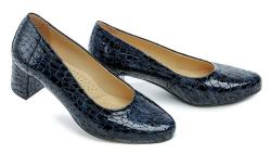 Pulso AF-713V modré dámské nadměrné lodičky