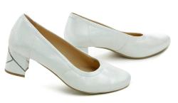 Pulso AF-972V strieborné dámske nadmerné lodičky