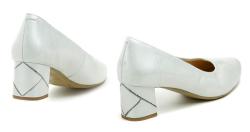 Pulso AF-972V strieborné dámske nadmerné lodičky