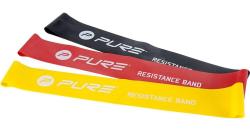 Pure2improve Odporová fitness aerobic guma P2I SET 3 ks - 30 x 5 cm Pure2improve Odporová fitness aerobic guma P2I SET 3 ks - 30 x 5 cm
