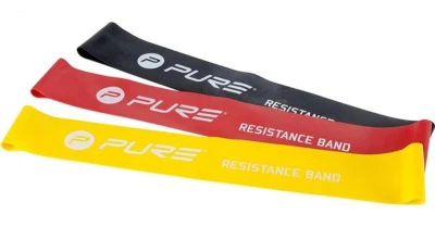 Pure2improve Odporová fitness aerobic guma P2I SET 3 ks - 30 x 5 cm Pure2improve Odporová fitness aerobic guma P2I SET 3 ks - 30 x 5 cm