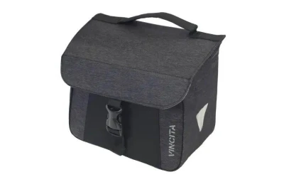 Qt brašna na řidítka XL černá Urban style Qfix