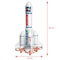 QUASAR raketový dron 2.4 GHz unikátní kvadrokoptéra