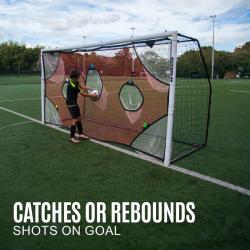Quickplay Target Net Futsal futbalová strelecká plachta pre bránky 3 x 2 m