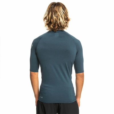 QUIKSILVER Pánské lycrové triko ALL TIME UPF50 krátký rukáv