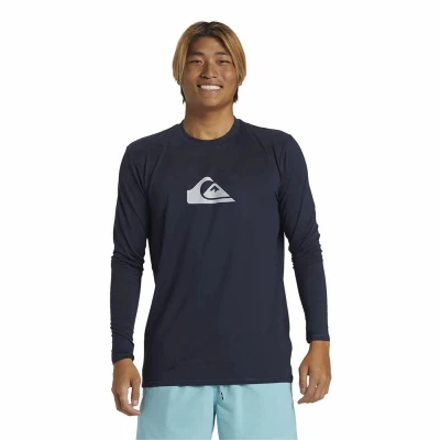 QUIKSILVER Pánské lycrové triko LOOSE FIT, dlouhý rukáv