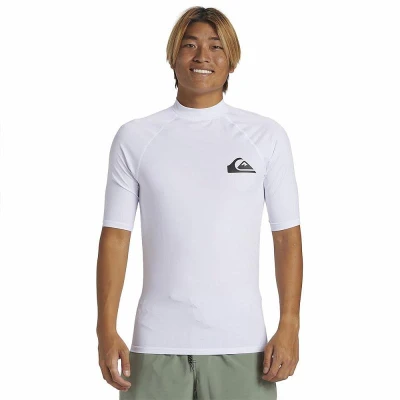 QUIKSILVER Pánské lycrové triko UPF50 krátký rukáv