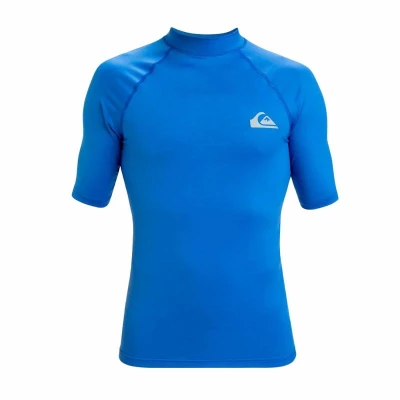 QUIKSILVER Pánské lycrové triko UPF50 krátký rukáv