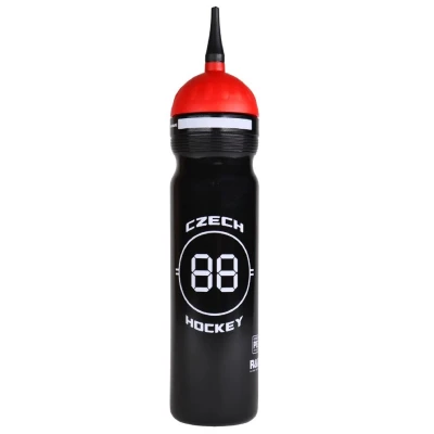 R&B Český Lev sportovní lahev s hubicí černá