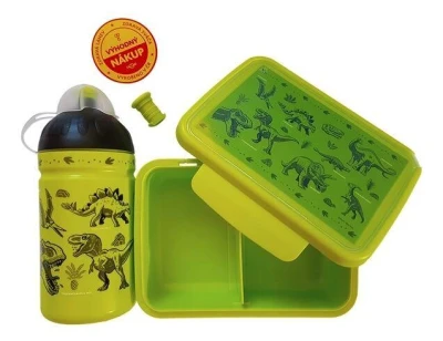 R B Dinosauři láhev a svačinový box R B Dinosauři láhev a svačinový box