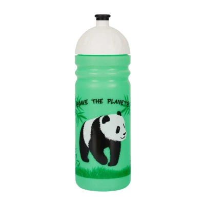 R+B Láhev 0,7 l Zdravá láhev Panda zeleno-bílá