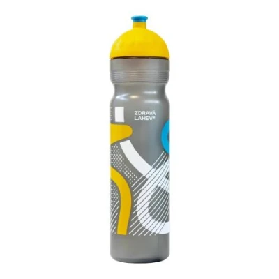 R+B Láhev 1,0 l "Zdravá láhev" SPORT ELEMENT žlutá