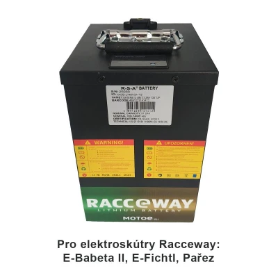 RACCEWAY Baterie Li-48v 31Ah k elektroskútru 13S 12P
