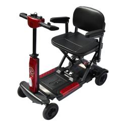 RACCEWAY Elektrický čtyřkolový vozík Fold vínový + sleva 1500,- na příslušenství
