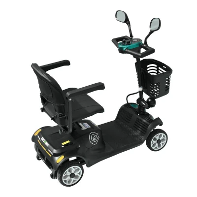 RACCEWAY Elektrický čtyřkolový vozík Solid světle modrý + sleva 1000,- na příslušenství